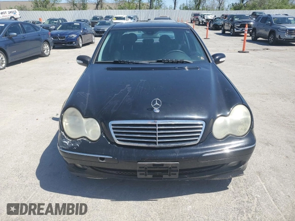 2004 Mercedes-Benz C 230 Kompressor with VIN WDBRF40J04A628791, listed as a Copart auction lot 52890795 with 247,386 mi miles and Salvage Title. Bid and sale history available at DreamBid. Image 5.