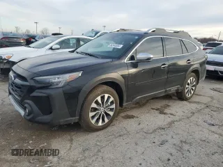 2025 Subaru Outback Touring XT with VIN 4S4BTGPD1S3151024, listed as a Copart auction lot 86344884 with 7,727 mi miles and Salvage Title. Bid and sale history available at carsss.com. Image 1.