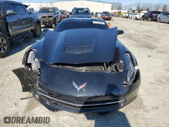 2018 Chevrolet Corvette 1LT with VIN 1G1YB2D72J5101599, listed as a Copart auction lot 46104905 with 22,524 mi miles and Salvage Title. Bid and sale history available at carsss.com. Image 5.