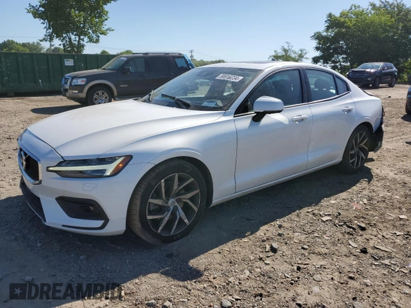 2019 Volvo S60 Momentum with VIN 7JR102FK7KG011811, listed as a Copart auction lot 56910234 with 50,912 mi miles and Salvage Title. Bid and sale history available at carsss.com. Image 1.