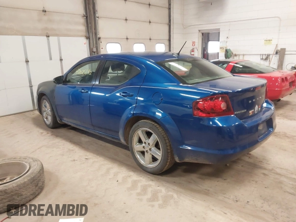 2013 Dodge Avenger SE with VIN 1C3CDZAB6DN599070, listed as a IAAI auction lot 42025692 with 245,920 mi miles and . Bid and sale history available at carsss.com. Image 3.