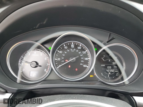 2019 Mazda CX-5 Sport with VIN JM3KFABM8K1565789, listed as a Copart auction lot 55978175 with 42,392 mi miles and Salvage Title. Bid and sale history available at DreamBid. Image 9.