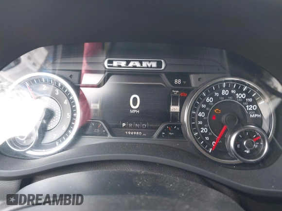 2020 Ram 2500 Laramie with VIN 3C6UR5FJ3LG141592, listed as a IAAI auction lot 42777818 with 194,980 mi miles and . Bid and sale history available at DreamBid. Image 7.