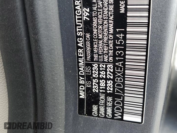 2014 Mercedes-Benz CLS-Class CLS 550 with VIN WDDLJ7DBXEA131541, listed as a Copart auction lot 56754854 with 30,169 mi miles and Salvage Title. Bid and sale history available at carsss.com. Image 15.
