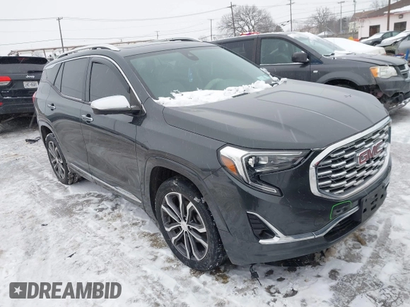 2019 GMC Terrain Denali with VIN 3GKALXEX2KL201449, listed as a IAAI auction lot 41566049 with 89,644 mi miles. Bid and sale history available at carsss.com. Image 1.