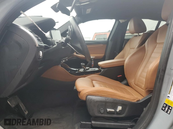 2023 BMW X4 M40i with VIN 5UX43DT0XP9N63346, listed as a Copart auction lot 78516424 with 0 mi miles and Salvage Title. Bid and sale history available at carsss.com. Image 7.