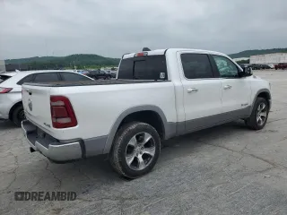 2019 Ram 1500 Laramie z VIN 1C6SRFJTXKN654141, wystawiony jako Copart lot #57014245 z przebiegiem 89 070 mil mil oraz Szkoda całkowita • Salvage title. Historia ofert i sprzedaży dostępna na DreamBid. Obrazek 3.
