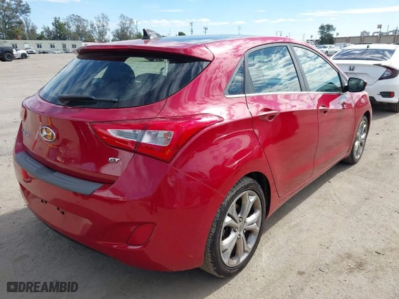 2014 Hyundai Elantra GT with VIN KMHD35LH0EU186111, listed as a IAAI auction lot 41620834 with NaN miles. Bid and sale history available at carsss.com. Image 4.