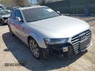 2013 Audi A4 Premium Plus with VIN WAUFFAFL7DN037942, listed as a IAAI auction lot 41766737 with 141,008 mi miles. Bid and sale history available at carsss.com. Image 1.
