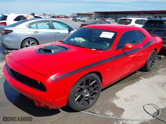 2016 Dodge Challenger R/T with VIN 2C3CDZBT7GH332055, listed as a IAAI auction lot 41744393 with 152,900 mi miles. Bid and sale history available at carsss.com. Image 20.