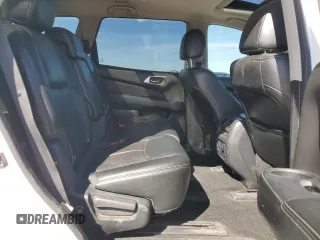 2017 Nissan Pathfinder Platinum with VIN 5N1DR2MN6HC619281, listed as a Copart auction lot 50221005 with 141,719 mi miles and Salvage title. Bid and sale history available at DreamBid. Image 11.