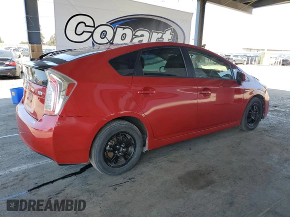 2015 Toyota Prius Four with VIN JTDKN3DU2F0458379, listed as a Copart auction lot 55155375 with 54,438 mi miles and Salvage Title. Bid and sale history available at carsss.com. Image 3.