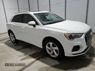 2021 Audi Q3 Premium with VIN WA1AUCF34M1090677, listed as a Copart auction lot 56111815 with 93,573 mi miles and Clean title. Bid and sale history available at DreamBid. Image 4.