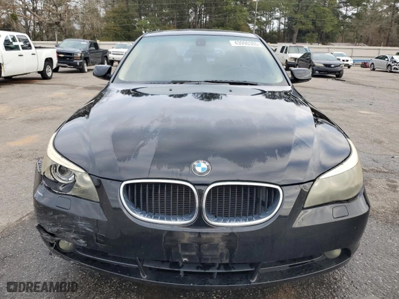 2005 BMW 5 Series 530i with VIN WBANA73565B814472, listed as a Copart auction lot 43990365 with 102,648 mi miles and Salvage Title. Bid and sale history available at carsss.com. Image 5.