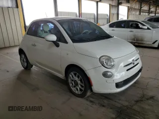 2015 FIAT 500 Pop with VIN 3C3CFFAR4FT598380, listed as a Copart auction lot 52973335 with 96,906 mi miles and Salvage Title. Bid and sale history available at carsss.com. Image 4.