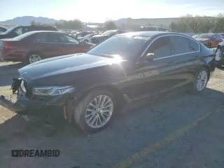 2021 BMW 5 Series 530i z VIN WBA53BH09MCF66076, wystawiony jako Copart lot #45773625 z przebiegiem 109 935 mil mil oraz Szkoda całkowita • Salvage title. Historia ofert i sprzedaży dostępna na DreamBid. Obrazek 1.