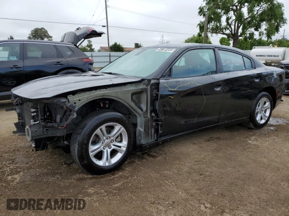 2022 Dodge Charger SXT with VIN 2C3CDXBGXNH200640, listed as a Copart auction lot 54198465 with 72,022 mi miles and Clean Title. Bid and sale history available at DreamBid. Image 1.