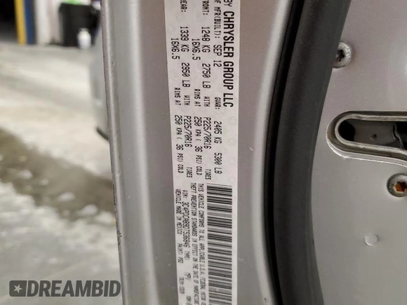 2013 Dodge Journey American Value z VIN 3C4PDCAB9DT536846, wystawiony jako Copart lot #86245174 z przebiegiem 162 677 mil mil oraz Szkoda całkowita • Salvage title. Historia ofert i sprzedaży dostępna na DreamBid. Obrazek 13.