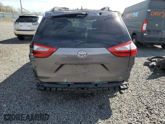 2019 Toyota Sienna LE Auto Access Seat with VIN 5TDKZ3DC1KS009648, listed as a Copart auction lot 52910155 with 68,417 mi miles and Salvage Title. Bid and sale history available at DreamBid. Image 6.