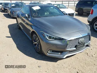 2019 Infiniti Q60 Luxe with VIN JN1EV7EK0KM231389, listed as a IAAI auction lot 41740577 with 72,434 mi miles and . Bid and sale history available at DreamBid. Image 1.