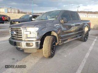 2015 Ford F-150 XLT with VIN 1FTEW1EFXFFA07342, listed as a IAAI auction lot 41748383 with 162,218 mi miles. Bid and sale history available at carsss.com. Image 2.