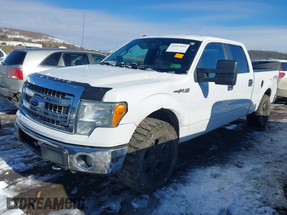 2014 Ford F-150 XL with VIN 1FTFW1EF3EFC76818, listed as a IAAI auction lot 41217824 with 155,317 mi miles. Bid and sale history available at carsss.com. Image 17.