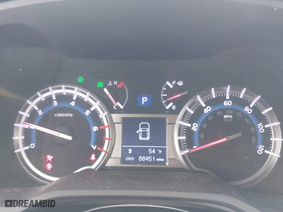 2019 Toyota 4Runner SR5 with VIN JTEBU5JR9K5649336, listed as a IAAI auction lot 41630764 with 88,451 mi miles. Bid and sale history available at carsss.com. Image 7.