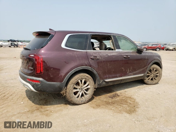 2020 Kia Telluride LX z VIN 5XYP24HC8LG038038, wystawiony jako Copart lot #62649514 z przebiegiem Nie podano mil oraz Szkoda całkowita • Salvage title. Historia ofert i sprzedaży dostępna na DreamBid. Obrazek 3.