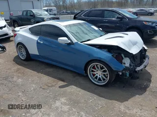 2015 Hyundai Genesis Coupe R-Spec z VIN KMHHU6KJ5FU125668, wystawiony jako IAAI lot #42139821 z przebiegiem 55 316 mil mil oraz . Historia ofert i sprzedaży dostępna na DreamBid. Obrazek 1.