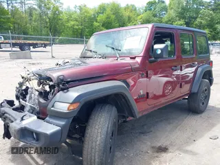2021 Jeep Wrangler Unlimited Willys with VIN 1C4HJXDG2MW847850, listed as a IAAI auction lot 42291545 with Not provided miles and . Bid and sale history available at DreamBid. Image 2.