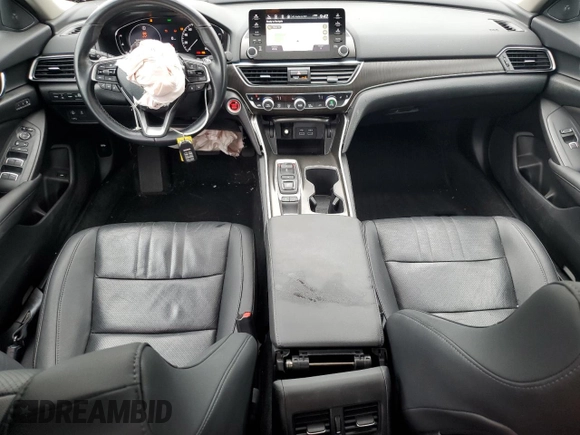2021 Honda Accord Touring with VIN 1HGCV2F98MA001253, listed as a Copart auction lot 57621125 with 44,809 mi miles and Salvage title. Bid and sale history available at DreamBid. Image 8.