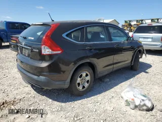 2014 Honda CR-V LX with VIN 5J6RM4H31EL018749, listed as a Copart auction lot 49342665 with 0 mi miles and Salvage Title. Bid and sale history available at carsss.com. Image 3.