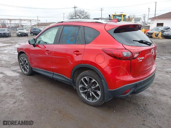 2016 Mazda CX-5 Grand Touring with VIN JM3KE4DYXG0668830, listed as a IAAI auction lot 41738187 with NaN miles. Bid and sale history available at carsss.com. Image 3.