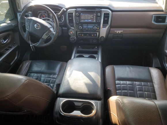 2016 Nissan Titan XD Platinum Reserve with VIN 1N6BA1F47GN510930, listed as a Copart auction lot 82561154 with 146,989 mi miles and Salvage Title. Bid and sale history available at carsss.com. Image 8.