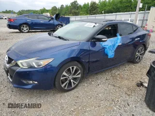 2017 Nissan Maxima SV with VIN 1N4AA6AP8HC403644, listed as a Copart auction lot 54938005 with 133,317 mi miles and Salvage title. Bid and sale history available at DreamBid. Image 1.