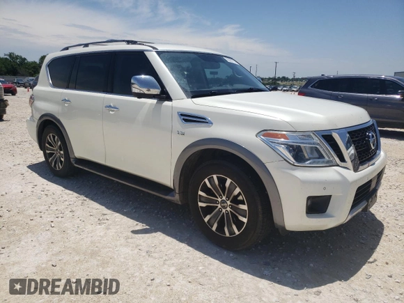2018 Nissan Armada SL with VIN JN8AY2ND3JX003007, listed as a Copart auction lot 55329714 with 105,879 mi miles and Clean Title. Bid and sale history available at carsss.com. Image 4.