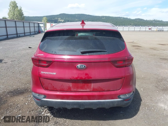 2020 Kia Sportage LX with VIN KNDPMCAC5L7635790, listed as a IAAI auction lot 42140965 with 46,057 mi miles. Bid and sale history available at carsss.com. Image 17.