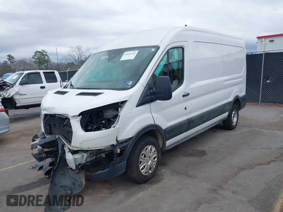 2021 Ford Transit Cargo with VIN 1FTBR1C85MKA12810, listed as a IAAI auction lot 41610132 with 105,724 mi miles and . Bid and sale history available at DreamBid. Image 17.