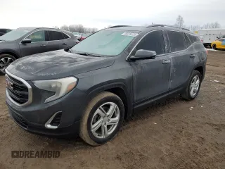 2019 GMC Terrain SLE with VIN 3GKALTEX8KL307929, listed as a Copart auction lot 45675225 with 104,694 mi miles and Clean Title. Bid and sale history available at carsss.com. Image 1.