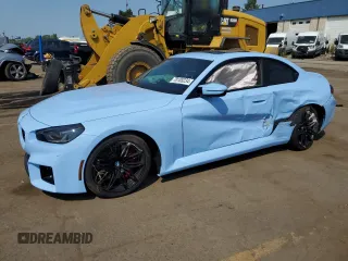 2024 BMW M2 with VIN 3MF13DM06R8E75603, listed as a Copart auction lot 70185234 with 0 mi miles and Clean Title. Bid and sale history available at carsss.com. Image 1.
