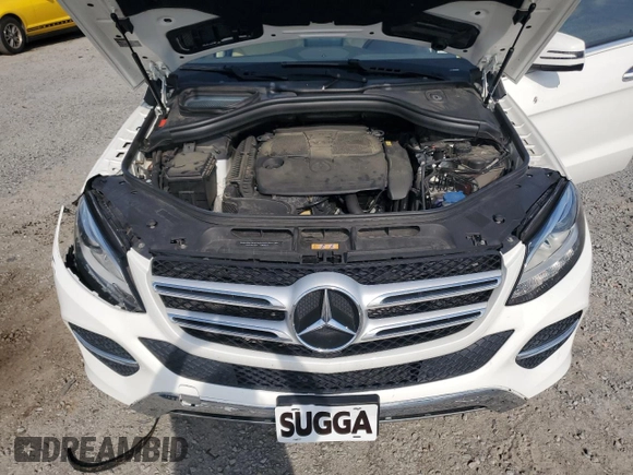 2017 Mercedes-Benz GLE 350 with VIN 4JGDA5JBXHA892335, listed as a Copart auction lot 55696965 with 121,483 mi miles and Salvage title. Bid and sale history available at DreamBid. Image 12.