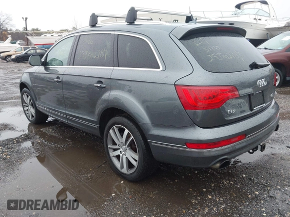 2015 Audi Q7 3.0T Premium Plus with VIN WA1LGAFE7FD013891, listed as a IAAI auction lot 41819325 with 999,999 mi miles. Bid and sale history available at carsss.com. Image 3.