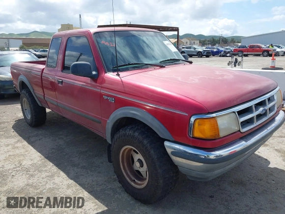 1994 Ford Ranger Splash z VIN 1FTCR15X3RPB69674, wystawiony jako IAAI lot #41931622 z przebiegiem 144 828 mil mil oraz . Historia ofert i sprzedaży dostępna na DreamBid. Obrazek 1.