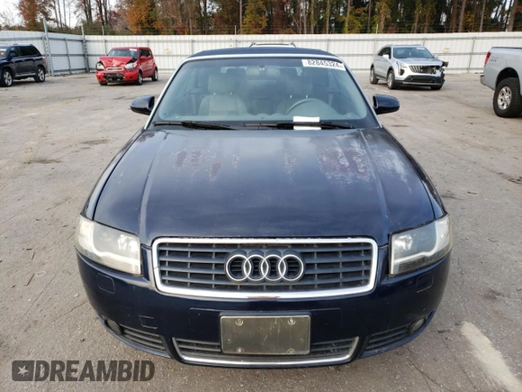 2006 Audi A4 1.8T with VIN WAUAC48H86K007804, listed as a Copart auction lot 82845324 with 72,122 mi miles and Clean Title. Bid and sale history available at carsss.com. Image 5.
