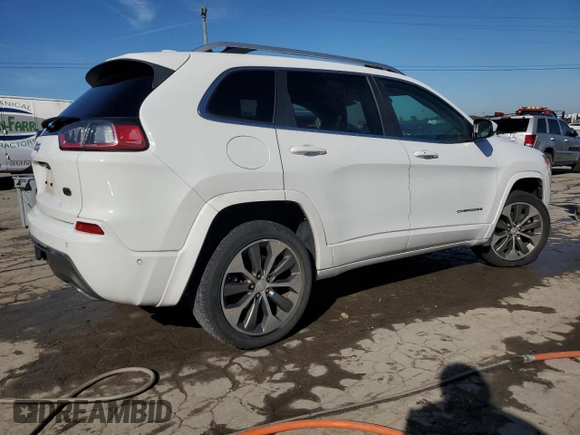 2019 Jeep Cherokee Overland with VIN 1C4PJMJN1KD269004, listed as a Copart auction lot 79611944 with 52,076 mi miles and Salvage title. Bid and sale history available at DreamBid. Image 3.