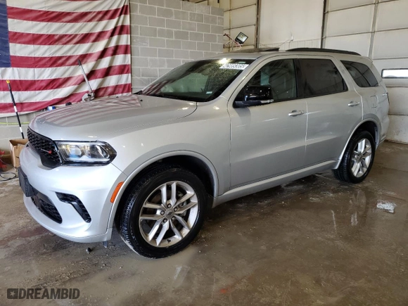 2024 Dodge Durango GT with VIN 1C4RDJDG5RC207441, listed as a Copart auction lot 42989305 with 11,292 mi miles and Clean Title. Bid and sale history available at carsss.com. Image 1.