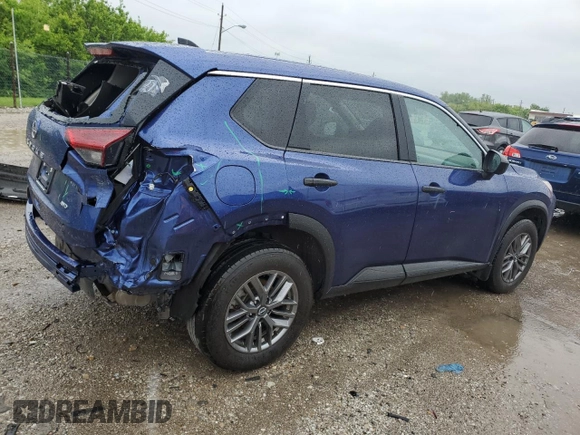 2023 Nissan Rogue S with VIN 5N1BT3ABXPC804814, listed as a Copart auction lot 57279825 with 46,926 mi miles and Salvage title. Bid and sale history available at DreamBid. Image 3.