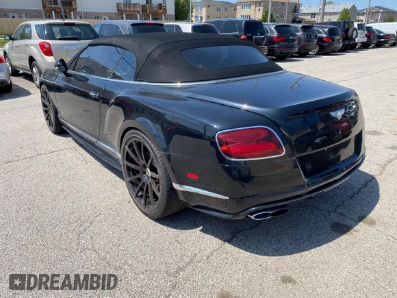 2014 Bentley Continental GT with VIN SCBGH3ZA6EC040290, listed as a Copart auction lot 56709735 with 65,125 mi miles and Clean Title. Bid and sale history available at DreamBid. Image 3.