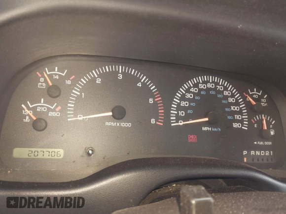 1998 Dodge Dakota SLT with VIN 1B7FL26X4WS650092, listed as a IAAI auction lot 41746225 with 207,706 mi miles and . Bid and sale history available at DreamBid. Image 7.