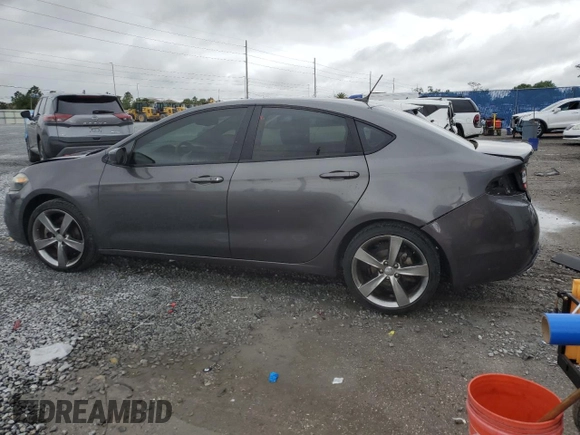2016 Dodge Dart GT with VIN 1C3CDFEB1GD539233, listed as a Copart auction lot 52200295 with 85,152 mi miles and Salvage Title. Bid and sale history available at carsss.com. Image 2.